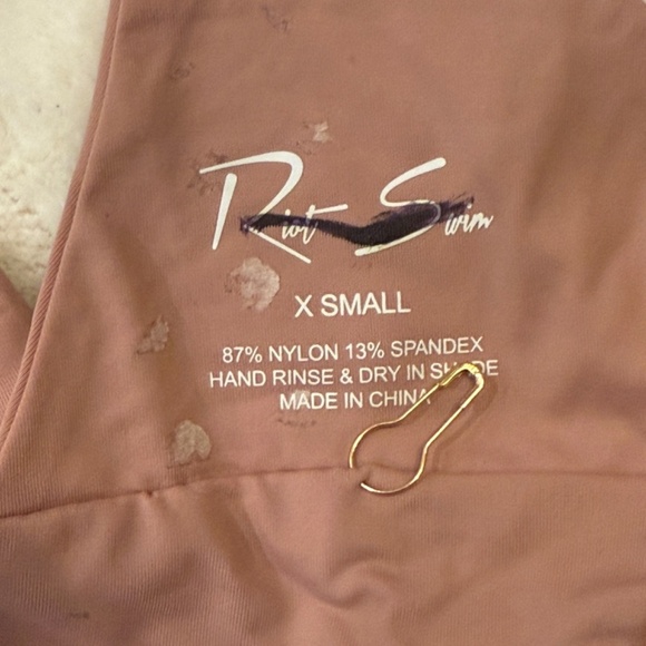 New! RIOT SWIM Pico Top in Brown Sugar 31057 - Picture 13 of 14